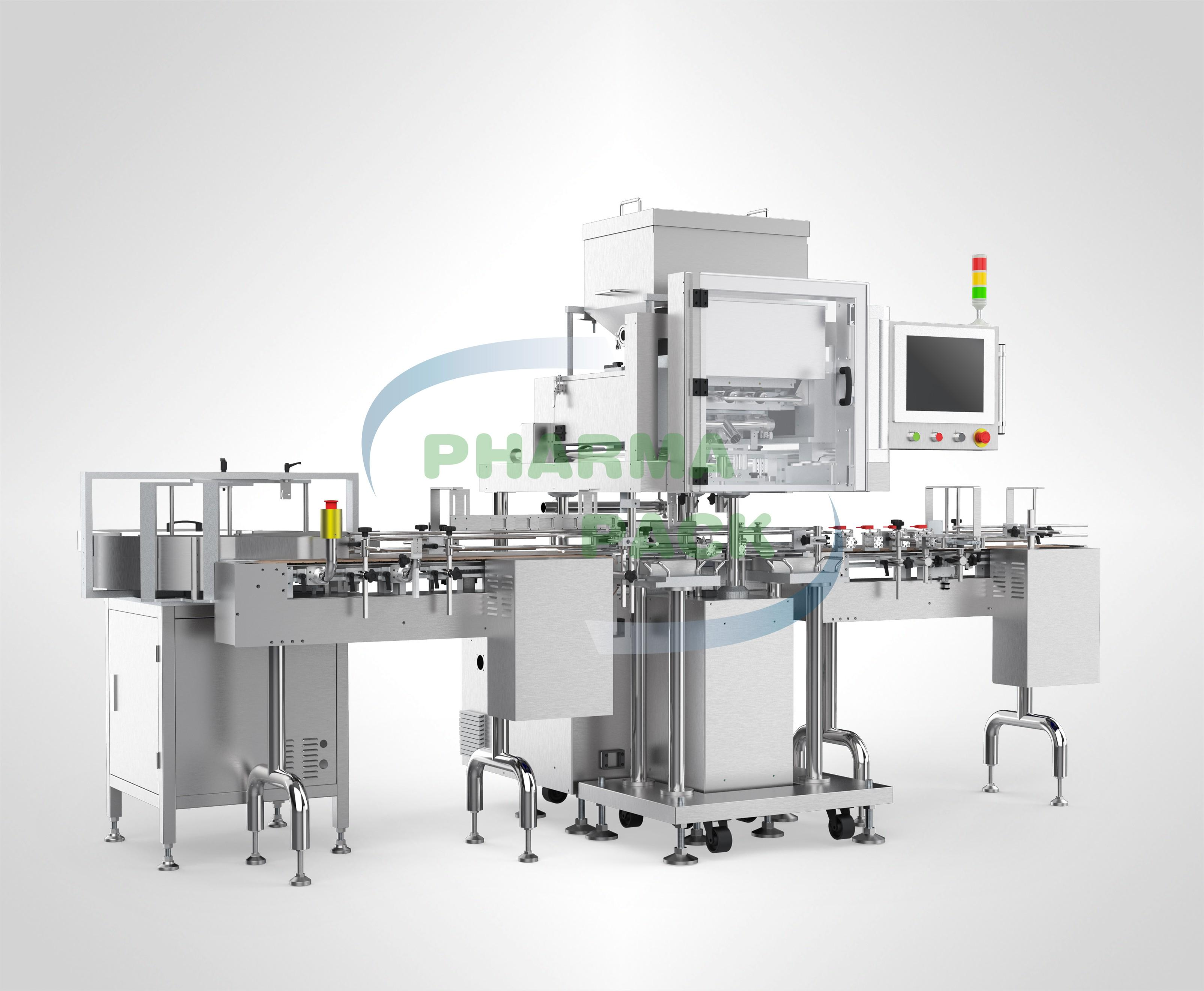Innovative Excellence: Pharmapack's Filling and Capping Machine