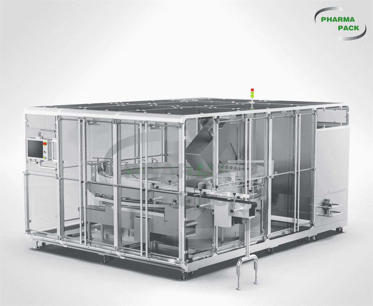 Pharmapack automatic bottling machine: help the production line efficient production
