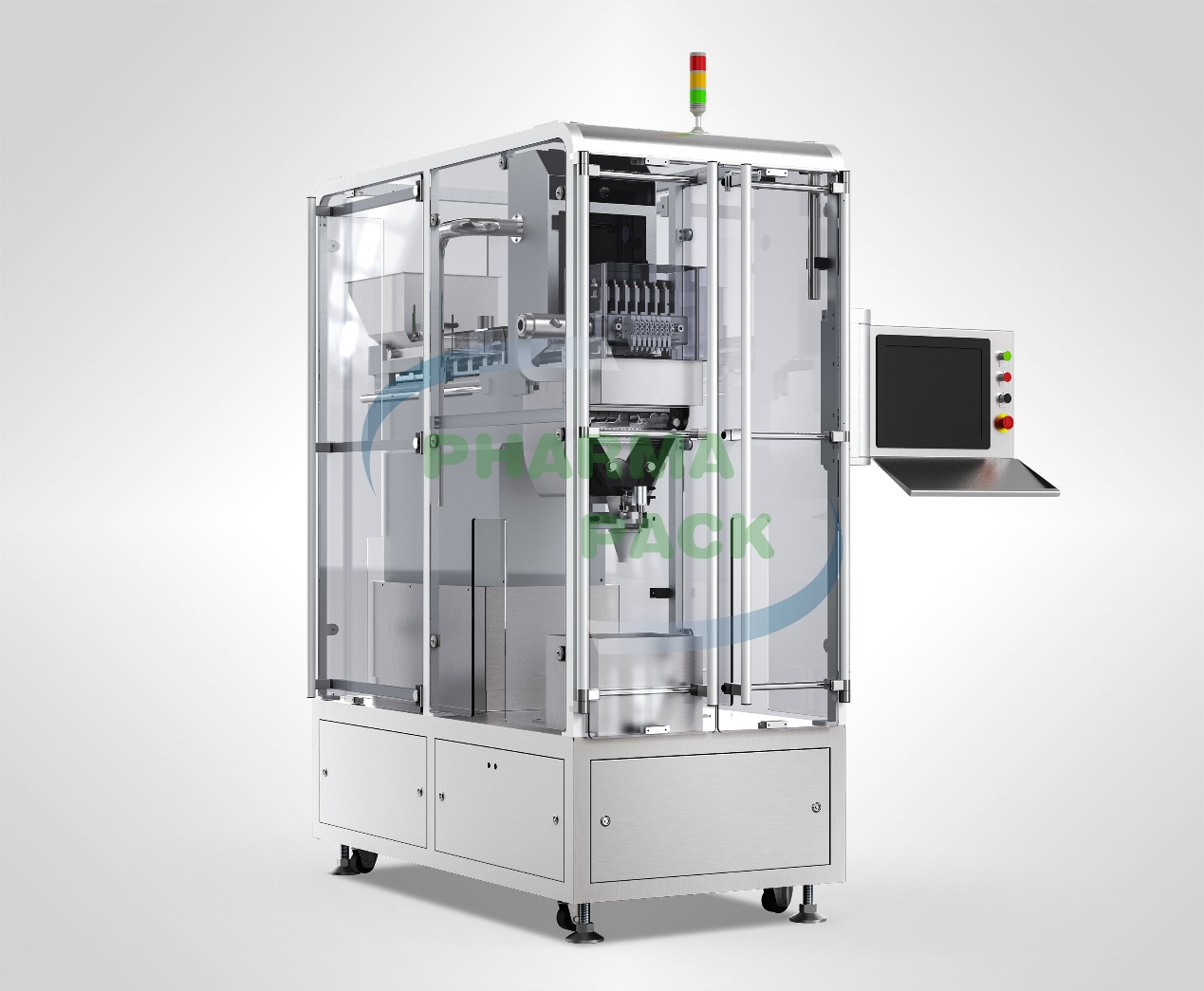 Pharmapack's ALFM-08: Revolutionizing Bottle Packaging with Precision Servo Material Gate System