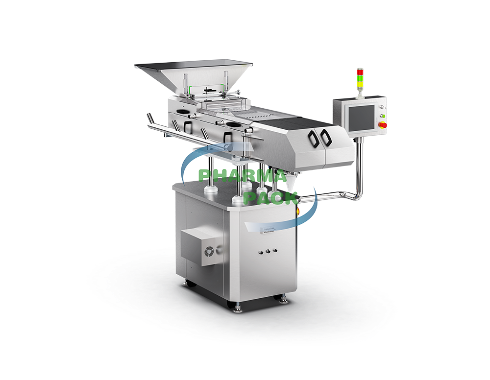 With the LF-06 Tablet/Capsule Counter, Pharmapack is Reliable in Pharmaceutical Packaging.