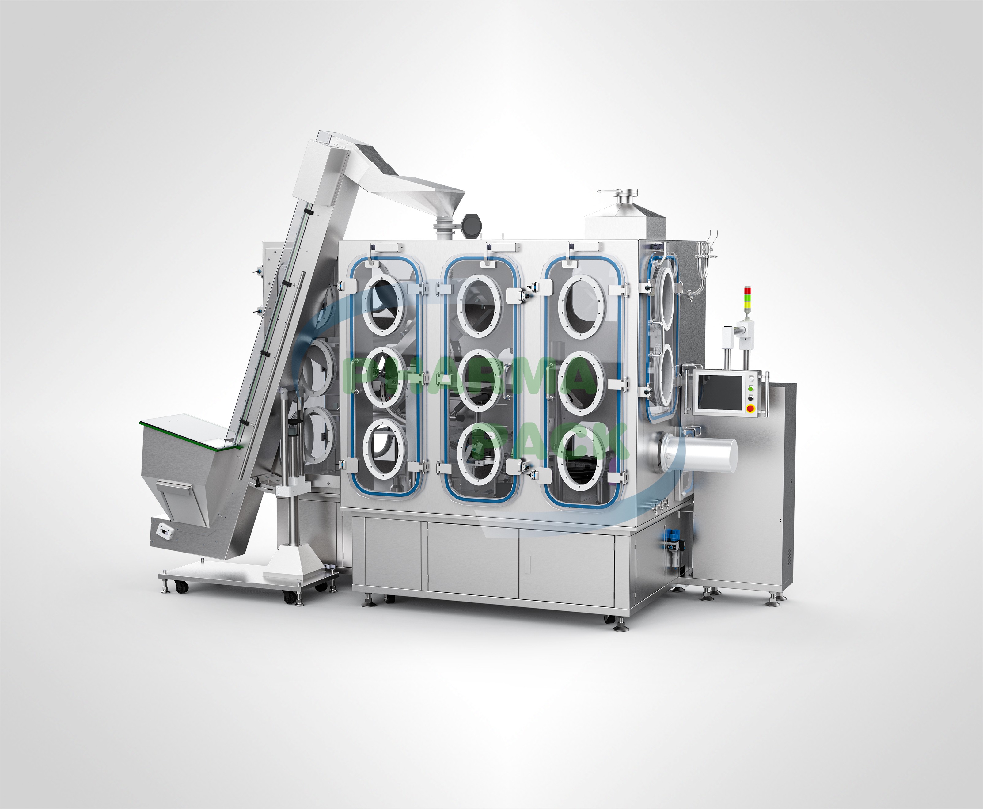 Моноблочная линия для подсчета таблеток и капсул