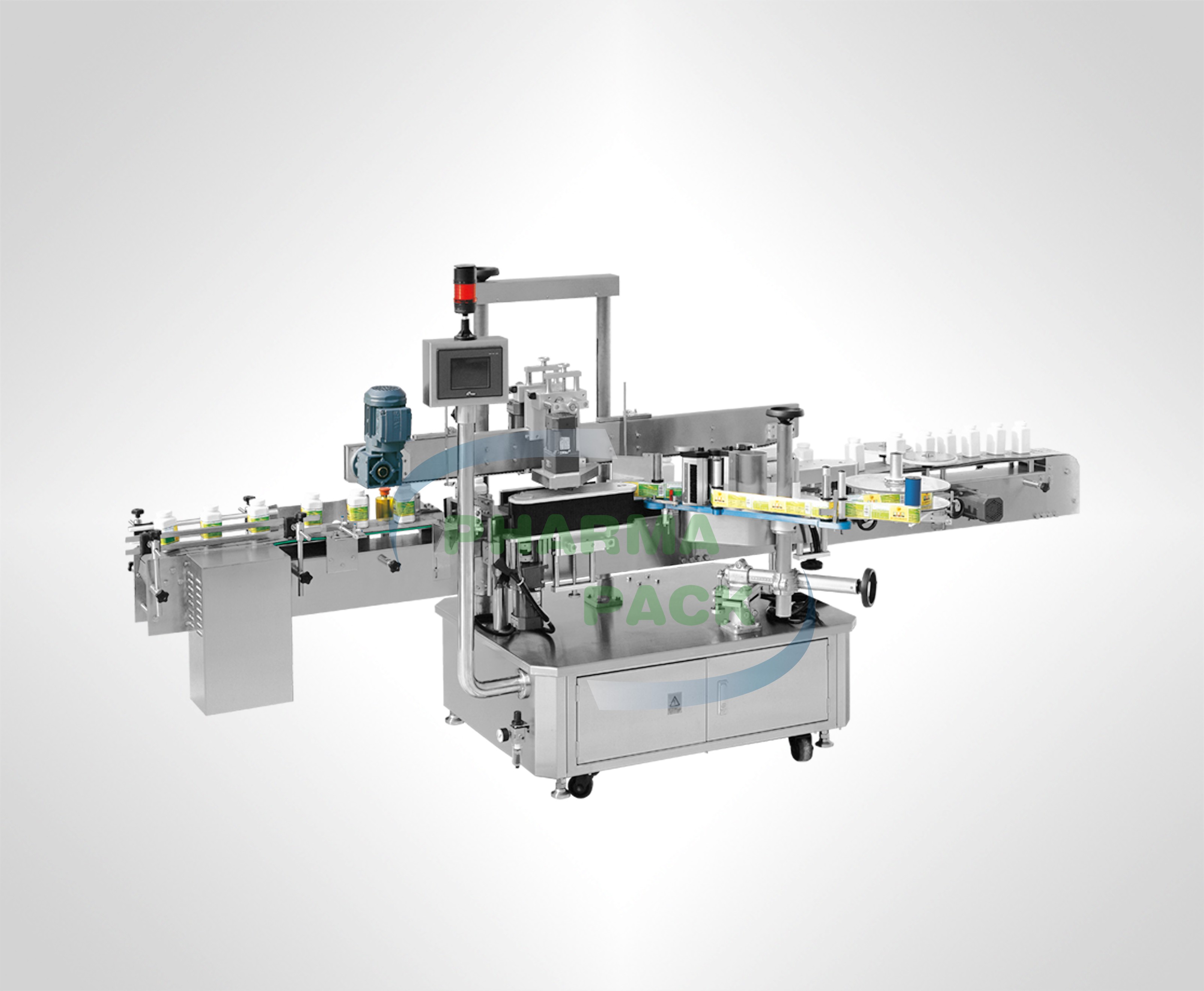 Боковой, окружной поворотный этикетировщик