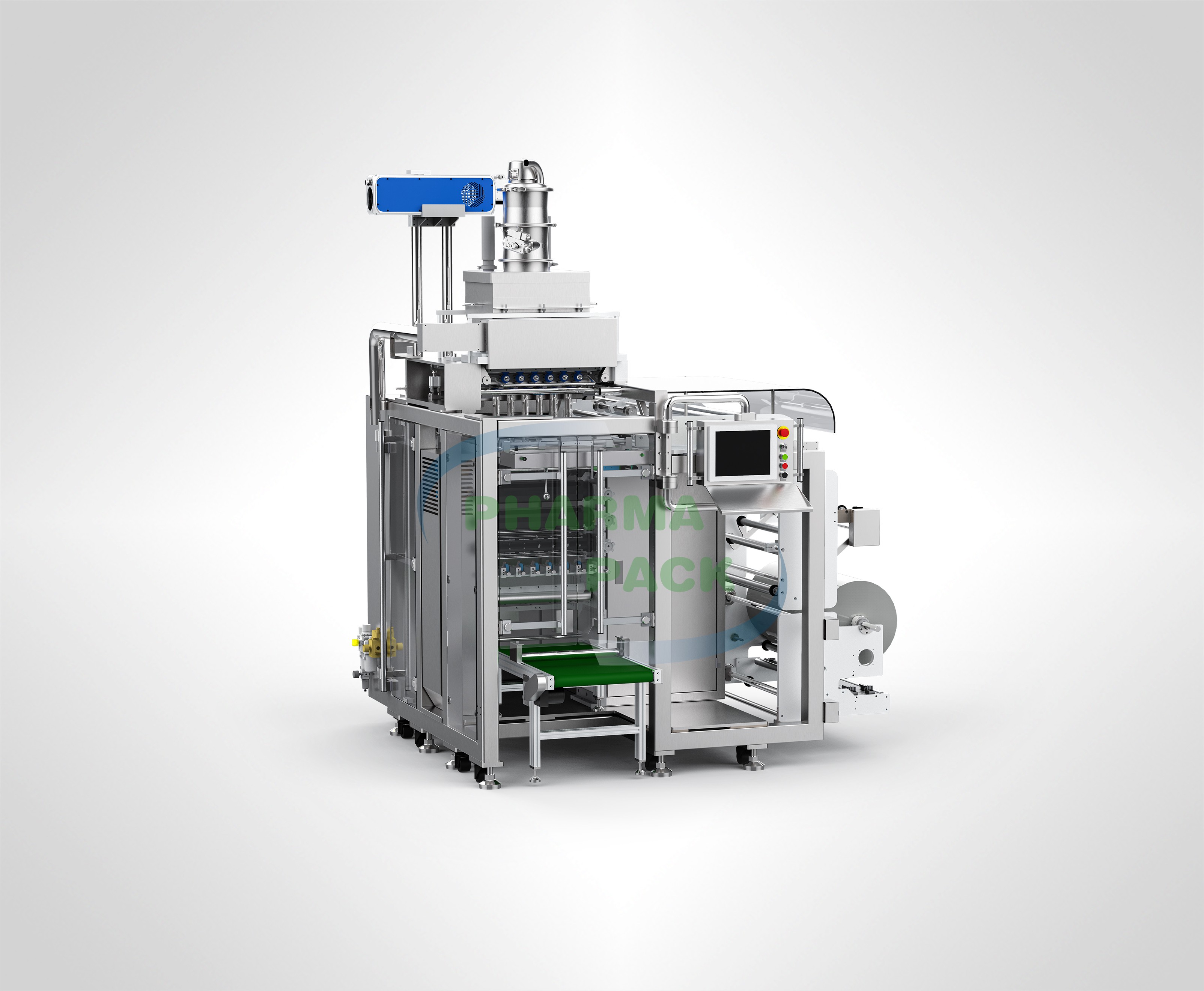 Автоматическая 6-рядная упаковочная машина для порошков