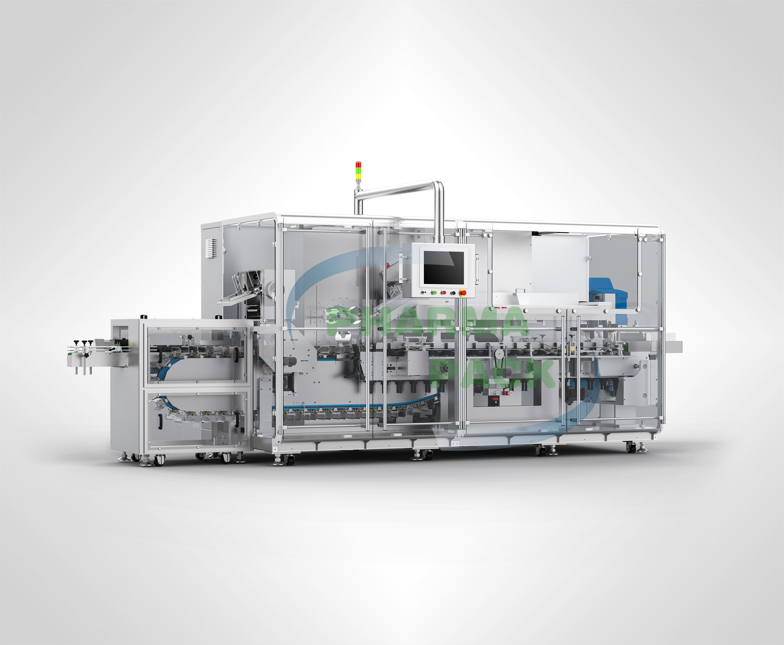 Горизонтальная картонажная машина непрерывого действия