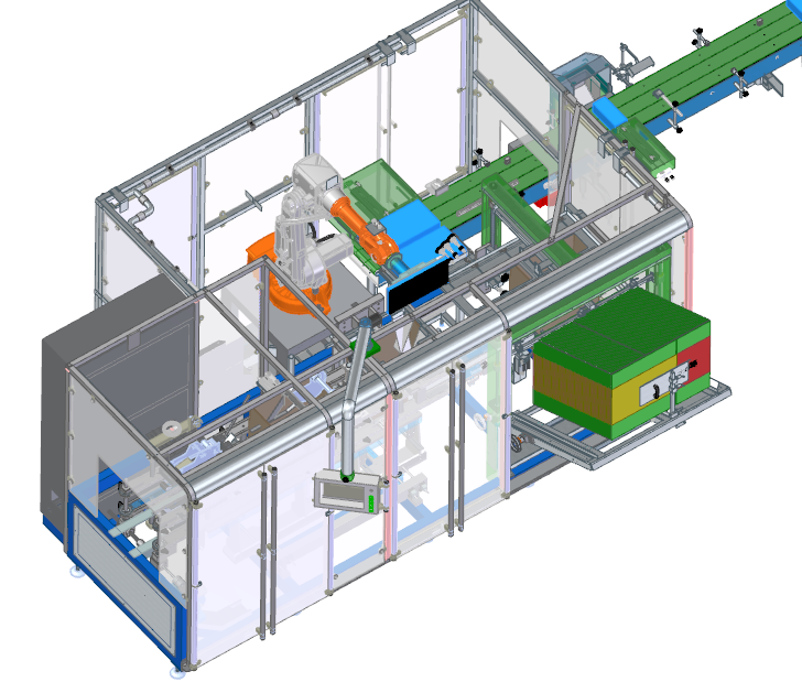 Open box side pull automatic packing machine ALFC-04S-02 Open box side pull automatic packing machine ALFC-04S-02