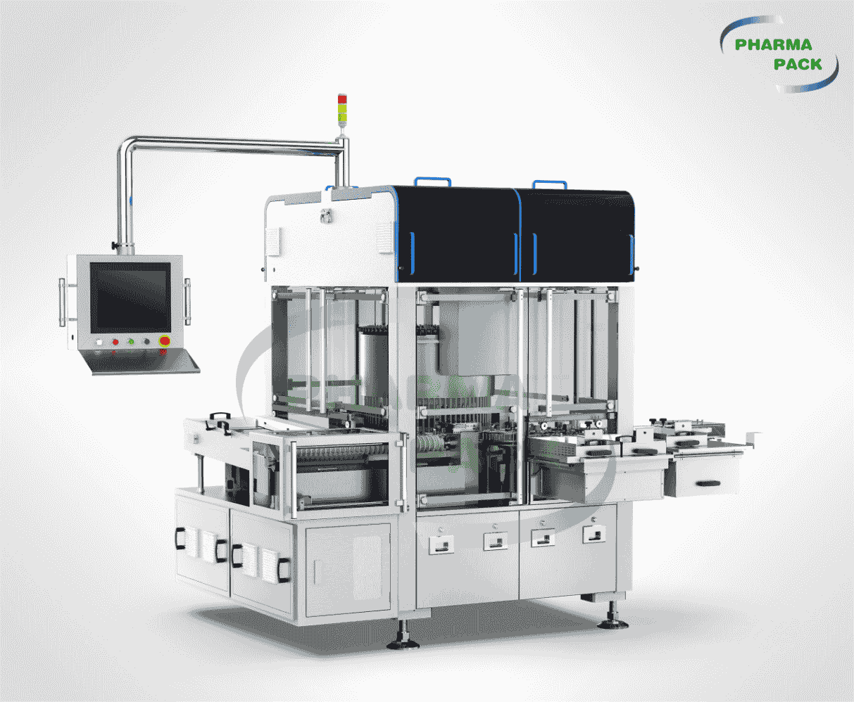 Pharmapack LFIEM-72 automatic lamp inspection machine Pharmapack LFIEM-72 automatic lamp inspection machine