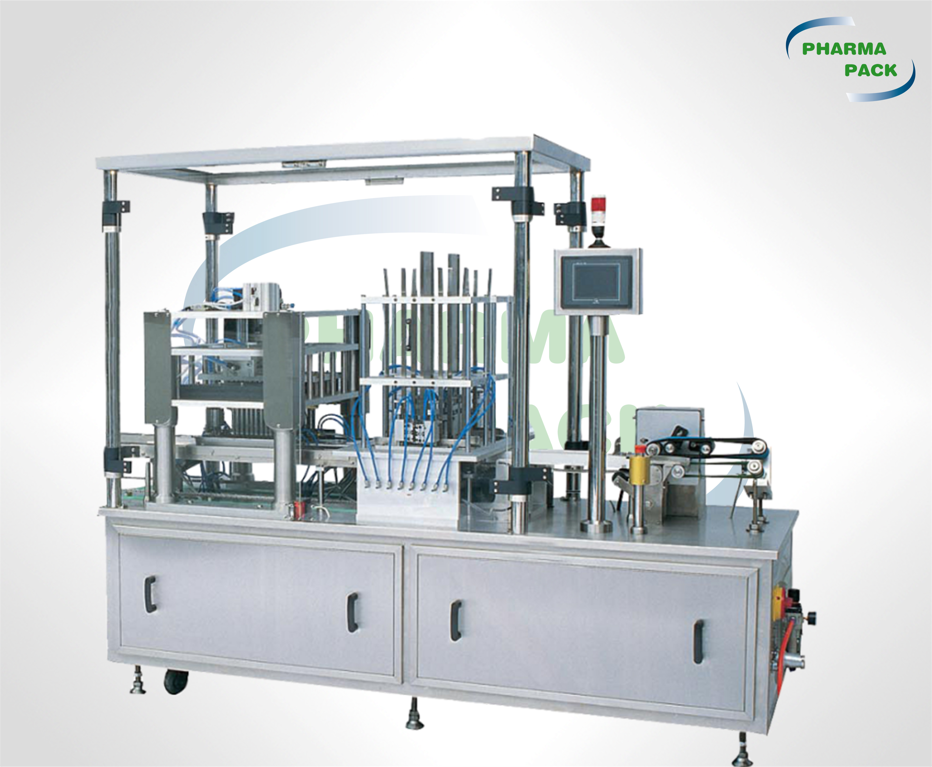 Automatic tray loading machine: an efficient solution for packaging small round bottles Automatic tray loading machine: an efficient solution for packaging small round bottles